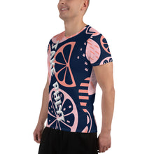 Load image into Gallery viewer, Take Phlyt Beach Vibe All-Over Print Men's Athletic T-shirt