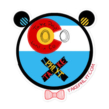 Load image into Gallery viewer, Bubble-free TP CO Bear stickers