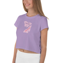 Load image into Gallery viewer, Butterfly Crop Tee