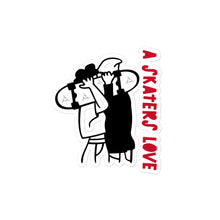 Load image into Gallery viewer, Skater Love Bubble-free stickers