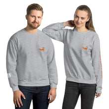 Load image into Gallery viewer, Fox Sweatshirt-I Don't Give A "Fox"(sleeve)