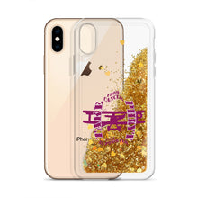 Load image into Gallery viewer, Liquid Glitter iPhone Case Cancer