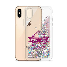 Load image into Gallery viewer, Liquid Glitter iPhone Case Cancer