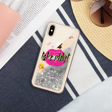 Load image into Gallery viewer, Liquid Glitter iPhone Case Take Phlyt