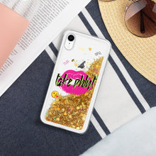 Load image into Gallery viewer, Liquid Glitter iPhone Case Take Phlyt