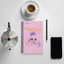 Load image into Gallery viewer, Dream Queen Spiral notebook
